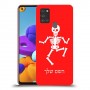 שלד כיסוי מגן קשיח בעיצוב אישי עם השם שלך ל Samsung Galaxy A21s יחידה אחת סקרין מובייל