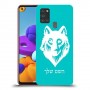 זאב כיסוי מגן קשיח בעיצוב אישי עם השם שלך ל Samsung Galaxy A21s יחידה אחת סקרין מובייל