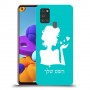 אישה אהבה כיסוי מגן קשיח בעיצוב אישי עם השם שלך ל Samsung Galaxy A21s יחידה אחת סקרין מובייל