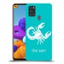 עקרב כיסוי מגן קשיח בעיצוב אישי עם השם שלך ל Samsung Galaxy A21s יחידה אחת סקרין מובייל