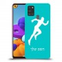 רץ כיסוי מגן קשיח בעיצוב אישי עם השם שלך ל Samsung Galaxy A21s יחידה אחת סקרין מובייל