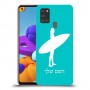 גלישה כיסוי מגן קשיח בעיצוב אישי עם השם שלך ל Samsung Galaxy A21s יחידה אחת סקרין מובייל