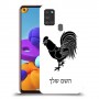 תרנגול כיסוי מגן קשיח בעיצוב אישי עם השם שלך ל Samsung Galaxy A21s יחידה אחת סקרין מובייל