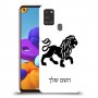 אריה כיסוי מגן קשיח בעיצוב אישי עם השם שלך ל Samsung Galaxy A21s יחידה אחת סקרין מובייל