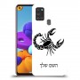 עקרב כיסוי מגן קשיח בעיצוב אישי עם השם שלך ל Samsung Galaxy A21s יחידה אחת סקרין מובייל