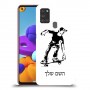 ילד סקייטבורד כיסוי מגן קשיח בעיצוב אישי עם השם שלך ל Samsung Galaxy A21s יחידה אחת סקרין מובייל