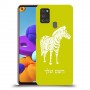 זברה כיסוי מגן קשיח בעיצוב אישי עם השם שלך ל Samsung Galaxy A21s יחידה אחת סקרין מובייל