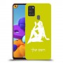 בתולה כיסוי מגן קשיח בעיצוב אישי עם השם שלך ל Samsung Galaxy A21s יחידה אחת סקרין מובייל