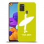 גלישה כיסוי מגן קשיח בעיצוב אישי עם השם שלך ל Samsung Galaxy A21s יחידה אחת סקרין מובייל