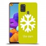 שלג כיסוי מגן קשיח בעיצוב אישי עם השם שלך ל Samsung Galaxy A21s יחידה אחת סקרין מובייל