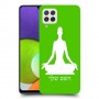 יוגה כיסוי מגן קשיח בעיצוב אישי עם השם שלך ל Samsung Galaxy A22 יחידה אחת סקרין מובייל
