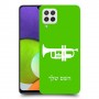 חצוצרה כיסוי מגן קשיח בעיצוב אישי עם השם שלך ל Samsung Galaxy A22 יחידה אחת סקרין מובייל