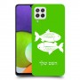 דגים כיסוי מגן קשיח בעיצוב אישי עם השם שלך ל Samsung Galaxy A22 יחידה אחת סקרין מובייל