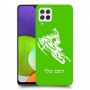 אופנוע שלג כיסוי מגן קשיח בעיצוב אישי עם השם שלך ל Samsung Galaxy A22 יחידה אחת סקרין מובייל