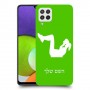 אימון ספורט - אישה כיסוי מגן קשיח בעיצוב אישי עם השם שלך ל Samsung Galaxy A22 יחידה אחת סקרין מובייל