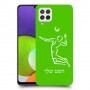 שחקן כדורעף כיסוי מגן קשיח בעיצוב אישי עם השם שלך ל Samsung Galaxy A22 יחידה אחת סקרין מובייל