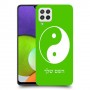 סמל יינג יאנג - סין כיסוי מגן קשיח בעיצוב אישי עם השם שלך ל Samsung Galaxy A22 יחידה אחת סקרין מובייל