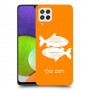 דגים כיסוי מגן קשיח בעיצוב אישי עם השם שלך ל Samsung Galaxy A22 יחידה אחת סקרין מובייל