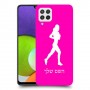 ג'וגלין - אישה כיסוי מגן קשיח בעיצוב אישי עם השם שלך ל Samsung Galaxy A22 יחידה אחת סקרין מובייל