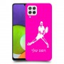 שחקן טניס כיסוי מגן קשיח בעיצוב אישי עם השם שלך ל Samsung Galaxy A22 יחידה אחת סקרין מובייל