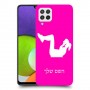 אימון ספורט - אישה כיסוי מגן קשיח בעיצוב אישי עם השם שלך ל Samsung Galaxy A22 יחידה אחת סקרין מובייל