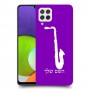 סקספון כיסוי מגן קשיח בעיצוב אישי עם השם שלך ל Samsung Galaxy A22 יחידה אחת סקרין מובייל