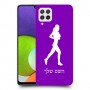 ג'וגלין - אישה כיסוי מגן קשיח בעיצוב אישי עם השם שלך ל Samsung Galaxy A22 יחידה אחת סקרין מובייל