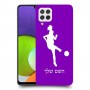 כדורגל - אישה כיסוי מגן קשיח בעיצוב אישי עם השם שלך ל Samsung Galaxy A22 יחידה אחת סקרין מובייל