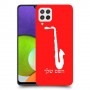 סקספון כיסוי מגן קשיח בעיצוב אישי עם השם שלך ל Samsung Galaxy A22 יחידה אחת סקרין מובייל
