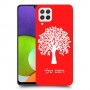 עץ כיסוי מגן קשיח בעיצוב אישי עם השם שלך ל Samsung Galaxy A22 יחידה אחת סקרין מובייל