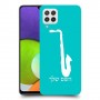 סקספון כיסוי מגן קשיח בעיצוב אישי עם השם שלך ל Samsung Galaxy A22 יחידה אחת סקרין מובייל