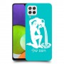 דלי כיסוי מגן קשיח בעיצוב אישי עם השם שלך ל Samsung Galaxy A22 יחידה אחת סקרין מובייל