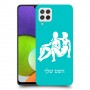 תאומים כיסוי מגן קשיח בעיצוב אישי עם השם שלך ל Samsung Galaxy A22 יחידה אחת סקרין מובייל