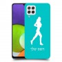 ג'וגלין - אישה כיסוי מגן קשיח בעיצוב אישי עם השם שלך ל Samsung Galaxy A22 יחידה אחת סקרין מובייל