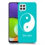 סמל יינג יאנג - סין כיסוי מגן קשיח בעיצוב אישי עם השם שלך ל Samsung Galaxy A22 יחידה אחת סקרין מובייל