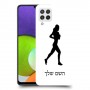 ג'וגלין - אישה כיסוי מגן קשיח בעיצוב אישי עם השם שלך ל Samsung Galaxy A22 יחידה אחת סקרין מובייל