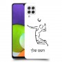 שחקן כדורעף כיסוי מגן קשיח בעיצוב אישי עם השם שלך ל Samsung Galaxy A22 יחידה אחת סקרין מובייל