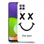 סמיילי כיסוי מגן קשיח בעיצוב אישי עם השם שלך ל Samsung Galaxy A22 יחידה אחת סקרין מובייל
