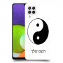 סמל יינג יאנג - סין כיסוי מגן קשיח בעיצוב אישי עם השם שלך ל Samsung Galaxy A22 יחידה אחת סקרין מובייל
