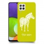 זברה כיסוי מגן קשיח בעיצוב אישי עם השם שלך ל Samsung Galaxy A22 יחידה אחת סקרין מובייל