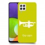 חצוצרה כיסוי מגן קשיח בעיצוב אישי עם השם שלך ל Samsung Galaxy A22 יחידה אחת סקרין מובייל