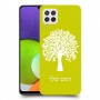 עץ כיסוי מגן קשיח בעיצוב אישי עם השם שלך ל Samsung Galaxy A22 יחידה אחת סקרין מובייל