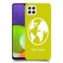 עולם כיסוי מגן קשיח בעיצוב אישי עם השם שלך ל Samsung Galaxy A22 יחידה אחת סקרין מובייל