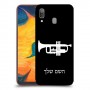 חצוצרה כיסוי מגן קשיח בעיצוב אישי עם השם שלך ל Samsung Galaxy A30 יחידה אחת סקרין מובייל