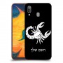 עקרב כיסוי מגן קשיח בעיצוב אישי עם השם שלך ל Samsung Galaxy A30 יחידה אחת סקרין מובייל