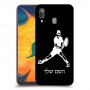 שחקן טניס כיסוי מגן קשיח בעיצוב אישי עם השם שלך ל Samsung Galaxy A30 יחידה אחת סקרין מובייל