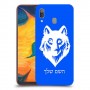 זאב כיסוי מגן קשיח בעיצוב אישי עם השם שלך ל Samsung Galaxy A30 יחידה אחת סקרין מובייל