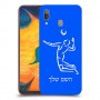 שחקן כדורעף כיסוי מגן קשיח בעיצוב אישי עם השם שלך ל Samsung Galaxy A30 יחידה אחת סקרין מובייל