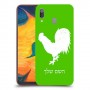 תרנגול כיסוי מגן קשיח בעיצוב אישי עם השם שלך ל Samsung Galaxy A30 יחידה אחת סקרין מובייל
