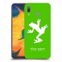 צפרדע טרופית כיסוי מגן קשיח בעיצוב אישי עם השם שלך ל Samsung Galaxy A30 יחידה אחת סקרין מובייל